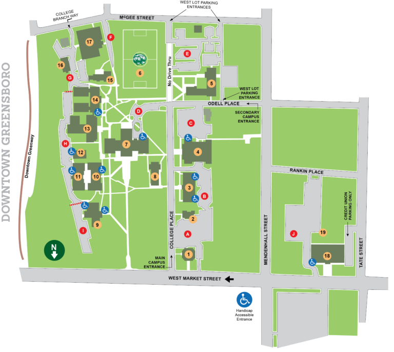 Campus Map Greensboro College