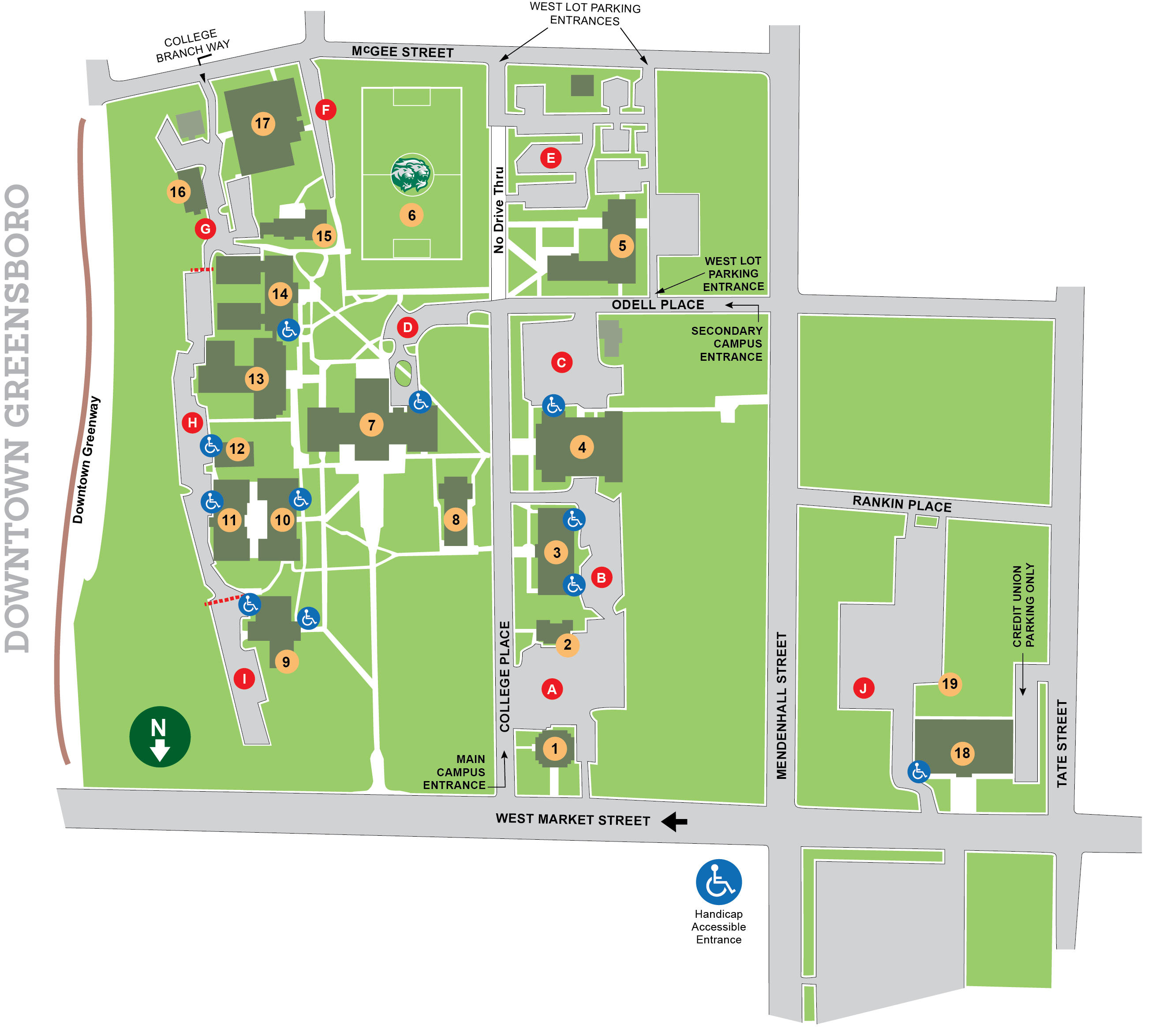 Campus Map Greensboro College