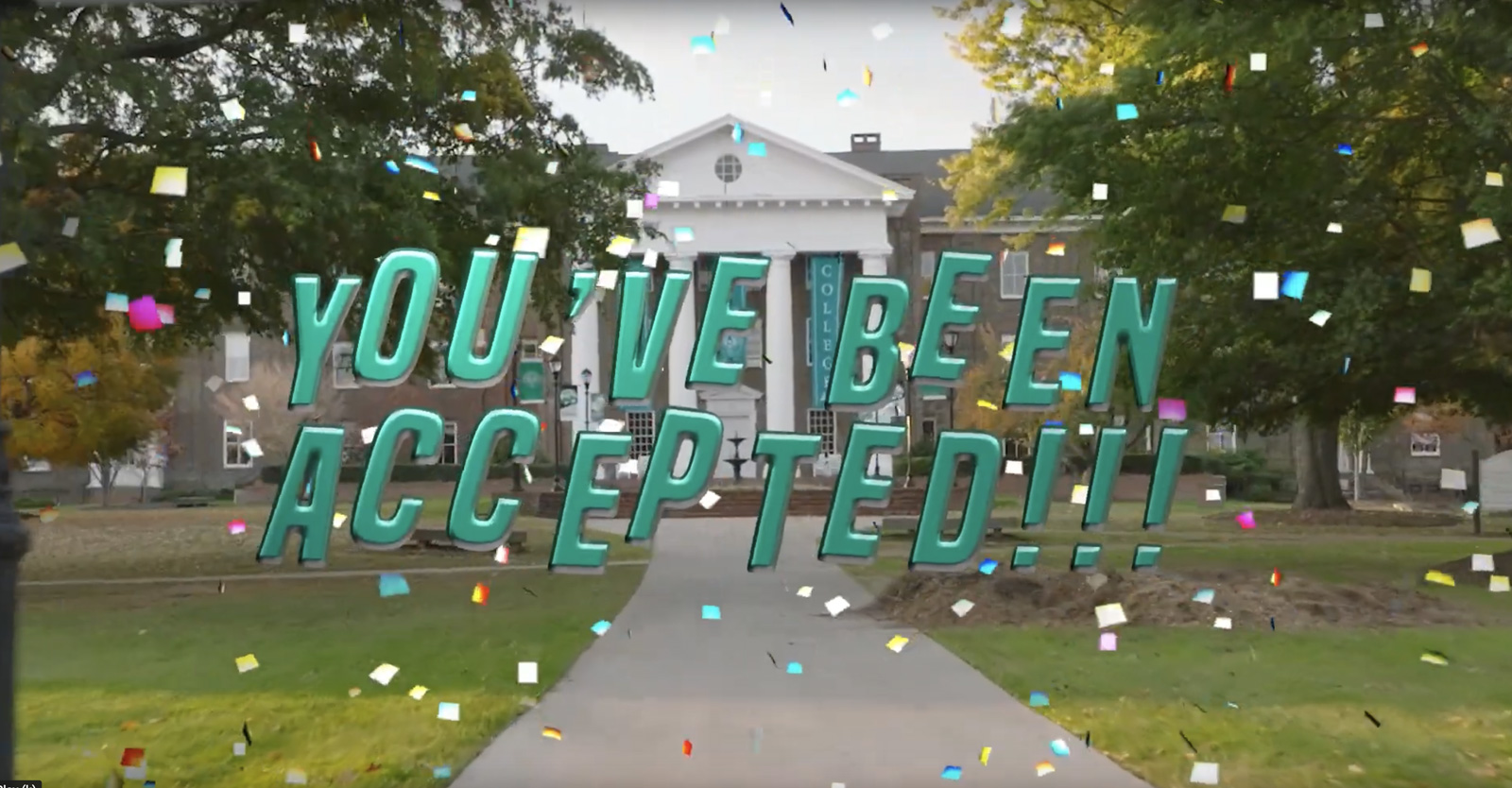 Video thumbnail for Greensboro College accepted students video